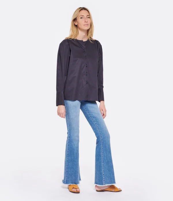 JEANNE VOULAND Jean Faden Flare Smoke Bleu styles dernier cri 7