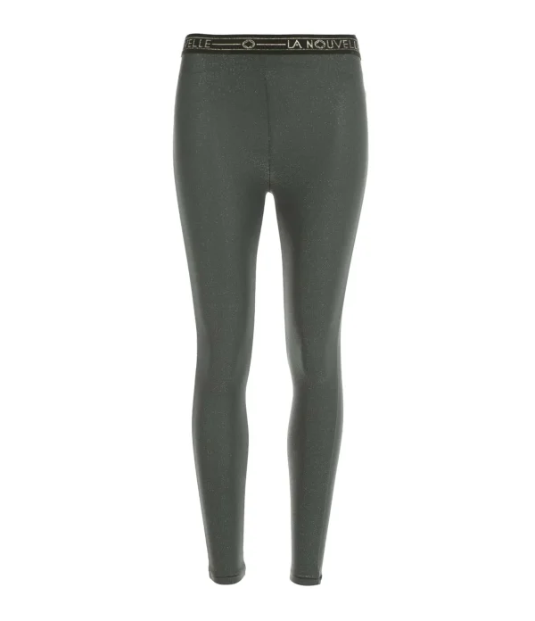 La Nouvelle Legging Gary Lurex Vert Large choix en ligne 1