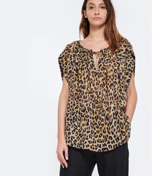 Laurence Bras Top Daffodil Coton Leopard comparez les prix 4