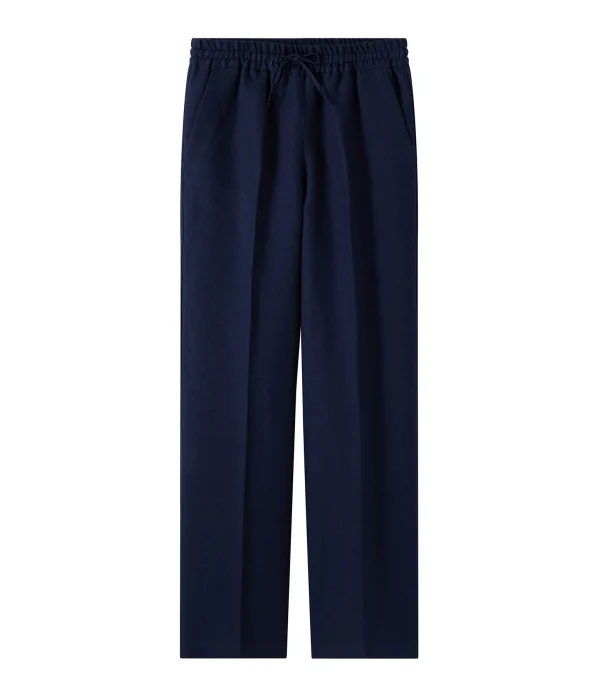 magasin en ligne A.P.C. Pantalon Carlota Marine 1