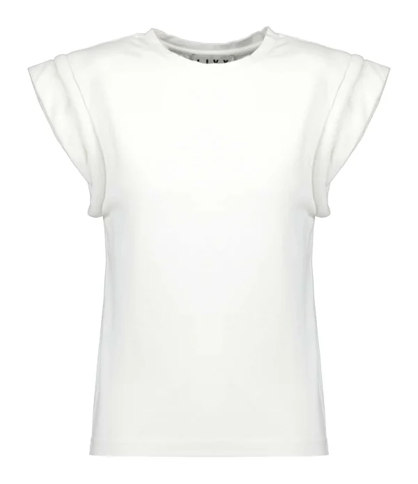 LIVY Top Dotcom Coton Blanc boutiqued pas cher 1