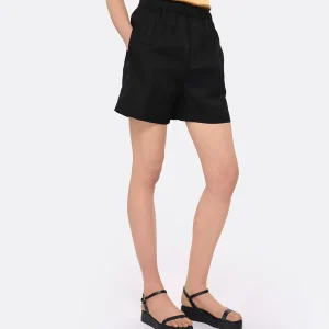 Paris LOULOU STUDIO Short Seto Lin Noir 10