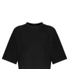 achat LOULOU STUDIO Tee-shirt Court Gupo Coton Noir 17