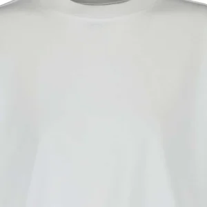 magasin pour LOULOU STUDIO Tee-shirt Court Gupo Coton Blanc 10