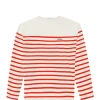 Maison Labiche Tee-shirt Cool Sailor Amore Coton Biologique Rouge Ivoire qualité supérieure 19