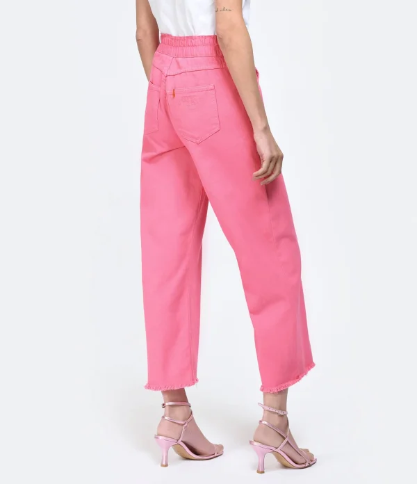 MAEVY MOUVEMENT LIBRE Pantalon Denim Rose Barbie marque pas cher 6