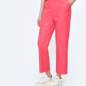 MAEVY MOUVEMENT LIBRE Pantalon Pantavegan Cuir Vegan Fraise vente pas cher 13