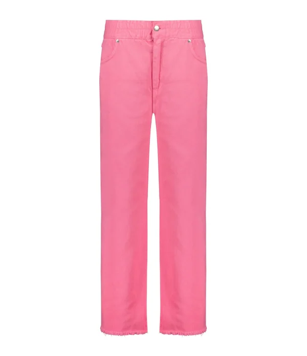 MAEVY MOUVEMENT LIBRE Pantalon Denim Rose Barbie marque pas cher 1