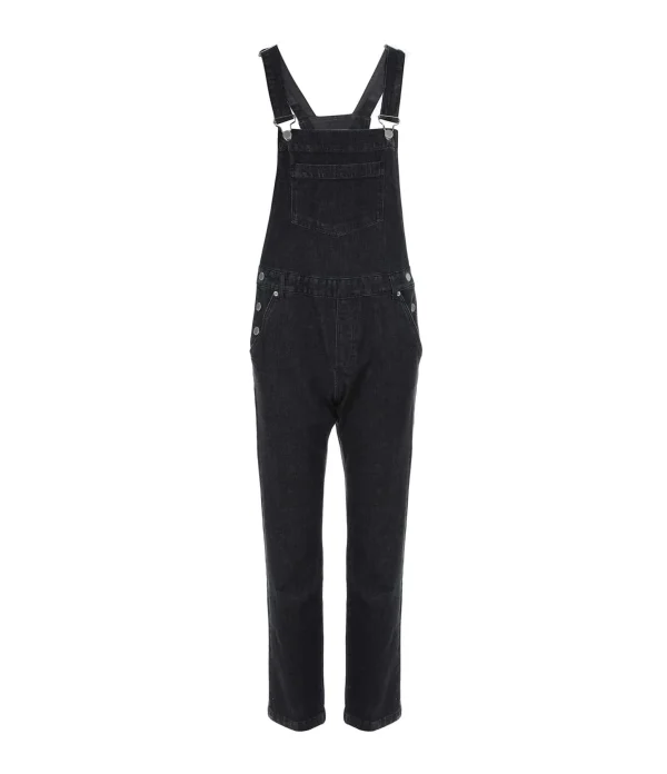 magasin en ligne MAISON STANDARDS Salopette Bérénice Denim Noir 1