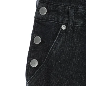 magasin en ligne MAISON STANDARDS Salopette Bérénice Denim Noir 8