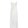 meilleure qualité MAISON SAINT JULIEN Robe Palm Coton Blanc 20