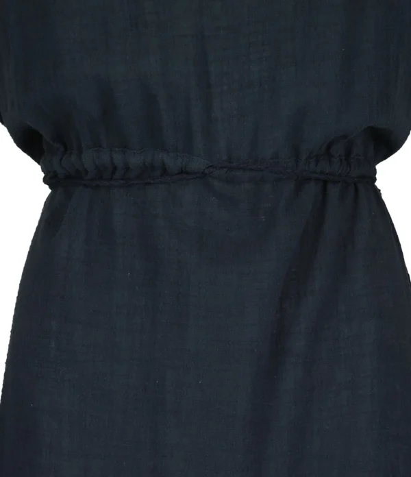 nouveau produit MAISON SAINT JULIEN Robe Alexandrie Longue Coton Midnight Blue 3