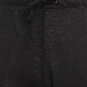 MAJESTIC FILATURES Pantalon Lin Noir Dernières Nouveautés 9