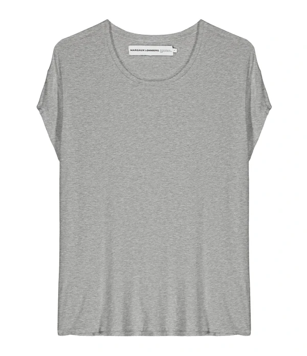 MARGAUX LONNBERG Tee-shirt Marlow Gris haute qualité 1