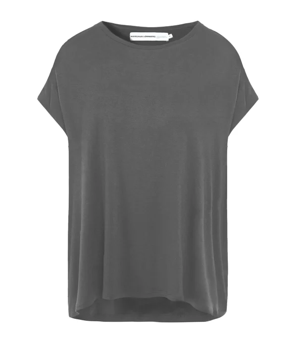 Large choix en ligne MARGAUX LONNBERG Tee-shirt Marlow Gris Foncé 1