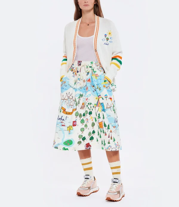 Meilleur Prix Garanti MIRA MIKATI Jupe Coton Multicolore 8