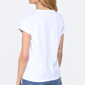 Maison Labiche Tee-shirt Poitou Amour Coton Bio Blanc grande promotion 15