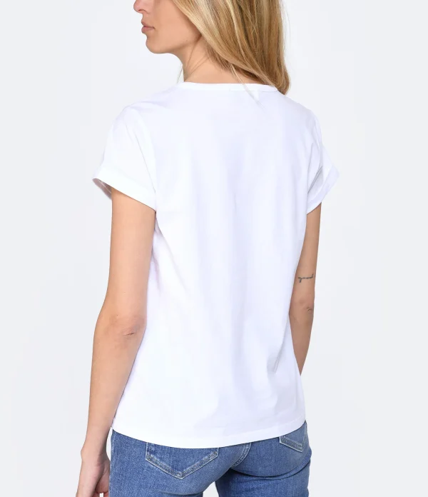 Maison Labiche Tee-shirt Poitou Amour Coton Bio Blanc grande promotion 6