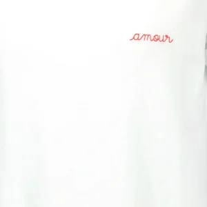 Maison Labiche Tee-shirt Poitou Amour Coton Bio Blanc grande promotion 9