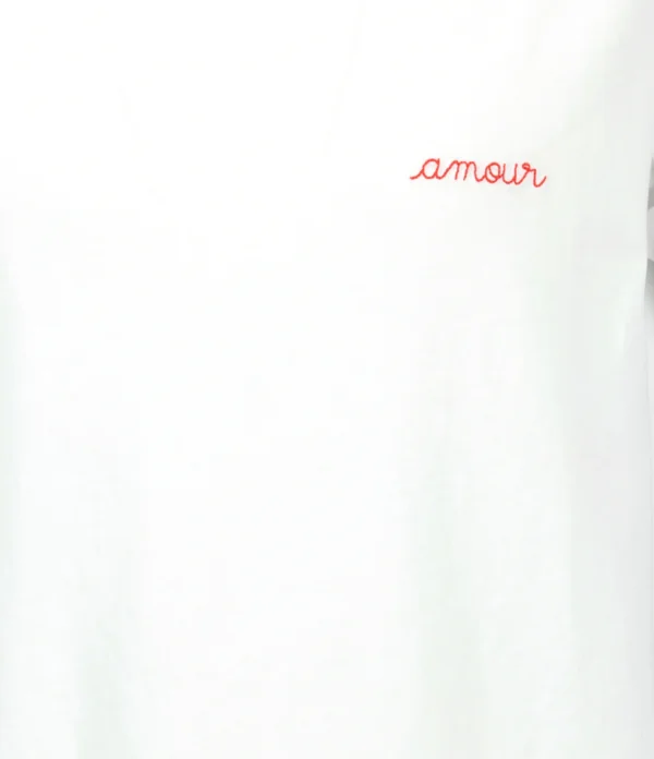 Maison Labiche Tee-shirt Poitou Amour Coton Bio Blanc grande promotion 3