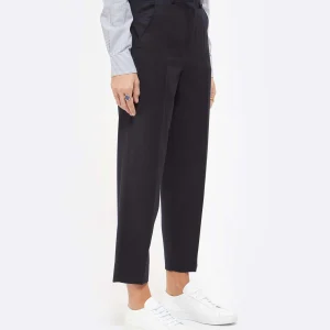 MARGAUX LONNBERG Pantalon Anatole Laine Vierge Navy commentaire favorable 15