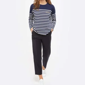 MARGAUX LONNBERG Pantalon Anatole Laine Vierge Navy commentaire favorable 19