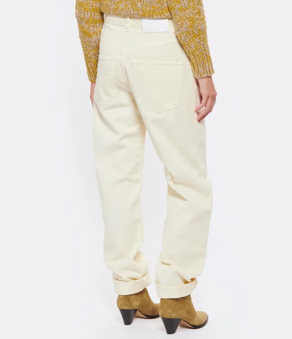 Boutique MARGAUX LONNBERG Pantalon Cooper Coton Écru 6