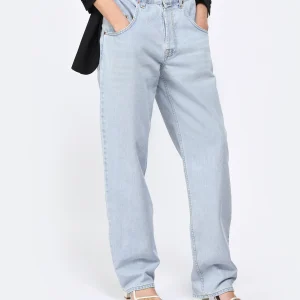 MARGAUX LONNBERG Pantalon Cooper Denim Coton Bleu Clair online boutique 16