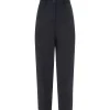 MARGAUX LONNBERG Pantalon Anatole Laine Vierge Navy commentaire favorable 19