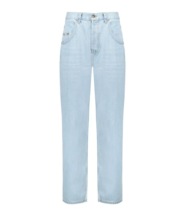 MARGAUX LONNBERG Pantalon Cooper Denim Coton Bleu Clair online boutique 1