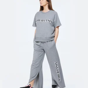 magasin en ligne france MM6 Maison Margiela Jogging Coton Gris Foncé 14