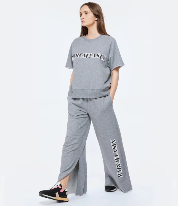 magasin en ligne france MM6 Maison Margiela Jogging Coton Gris Foncé 5