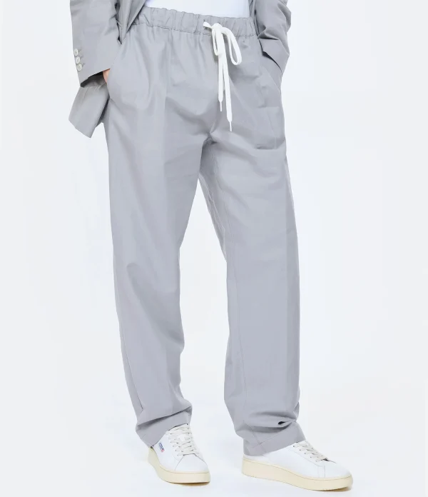 MM6 Maison Margiela Pantalon Coton Gris en ligne 5