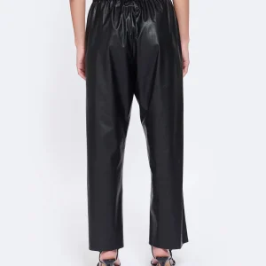 MM6 Maison Margiela Pantalon Cuir Noir magasin france 15