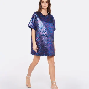 Modetrotter Robe Oscar Seya Zèbre Violet online boutique 10