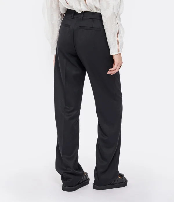 boutique paris Modetrotter Pantalon Firmin Thorens Laine Noir 6