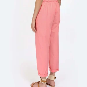 Momoni Pantalon Idaho Coton Corail solde en ligne 16