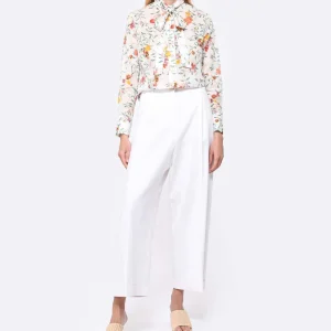 Promotio de vente Momoni Pantalon Grecale Blanc 9