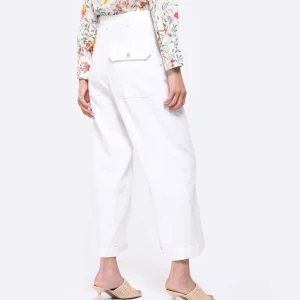 Promotio de vente Momoni Pantalon Grecale Blanc 13