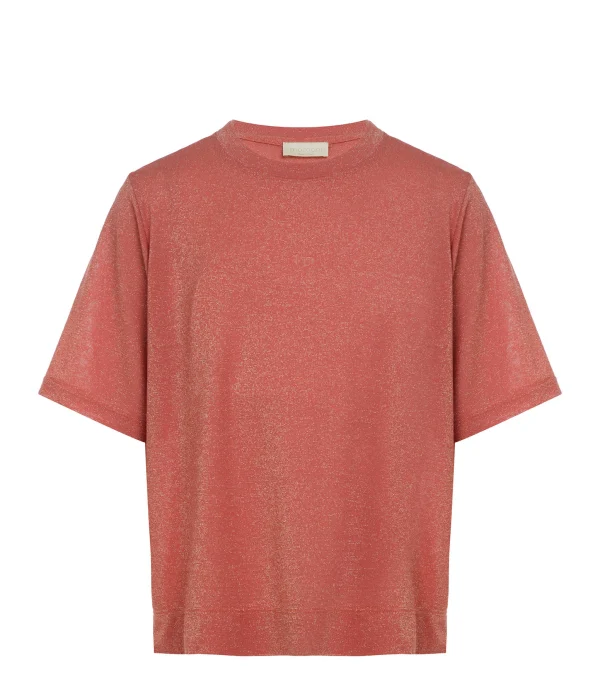 Momoni Tee-shirt Iora Corail à prix très bas 1