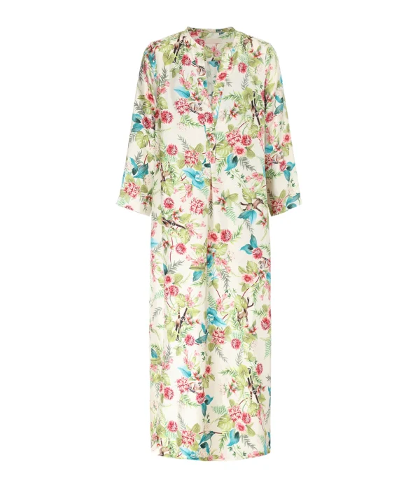 Momoni Robe Janie Soie Fleur boutiqued pas cher 1