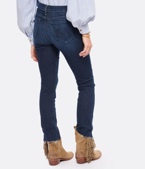 soldes en ligne MOTHER Jean The Rascal Ankle Snippet Denim Freebird 5