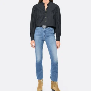 boutique en ligne MOTHER Jean The Hustler Ankle Fray Denim Sorry I’m Staring 12