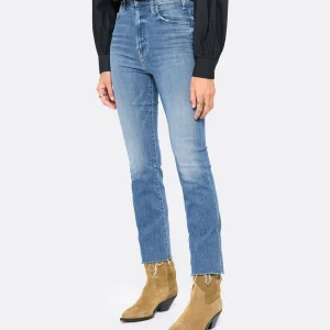 boutique en ligne MOTHER Jean The Hustler Ankle Fray Denim Sorry I’m Staring 14