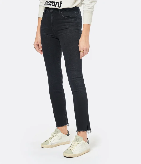 MOTHER Jean The Rascal Ankle Snippet Denim Encounters At Night soldes pas cher 5