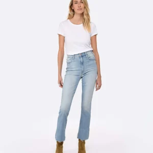 MOTHER Jean The Hustler Ankle Fray Denim Bleu Crossroads soldes de Noël 14