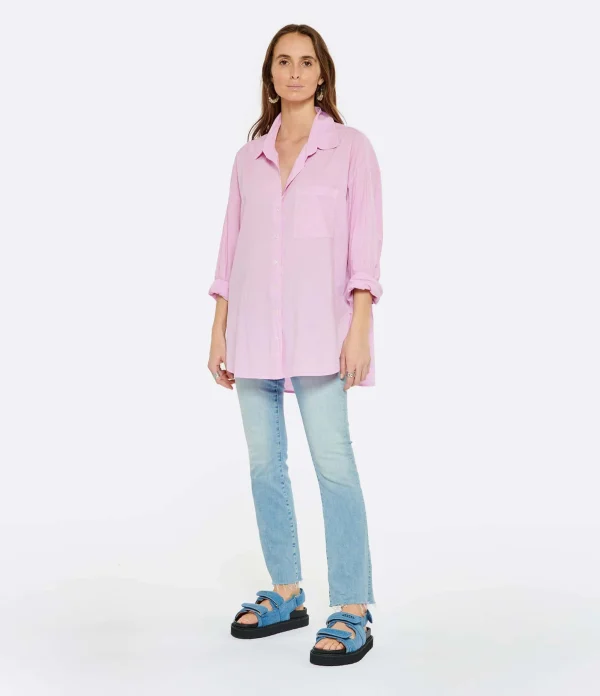 MOTHER Jean The Hustler Ankle Fray Denim Bleu Crossroads soldes de Noël 8