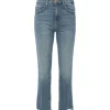 MOTHER Jean The Insider Crop Step Fray Denim Scenic Route en solde 19