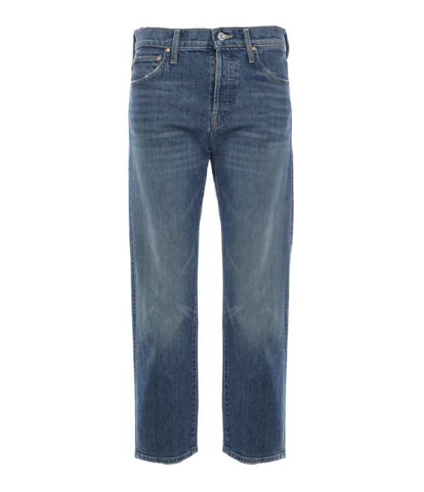 qualité d’originales MOTHER Jean The Ditcher Crop Denim Running With Scissor 1