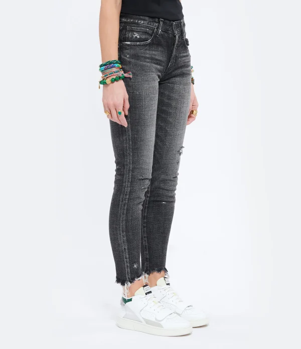 comparez les prix MOUSSY VINTAGE Jean Checotah Skinny Denim Noir 5